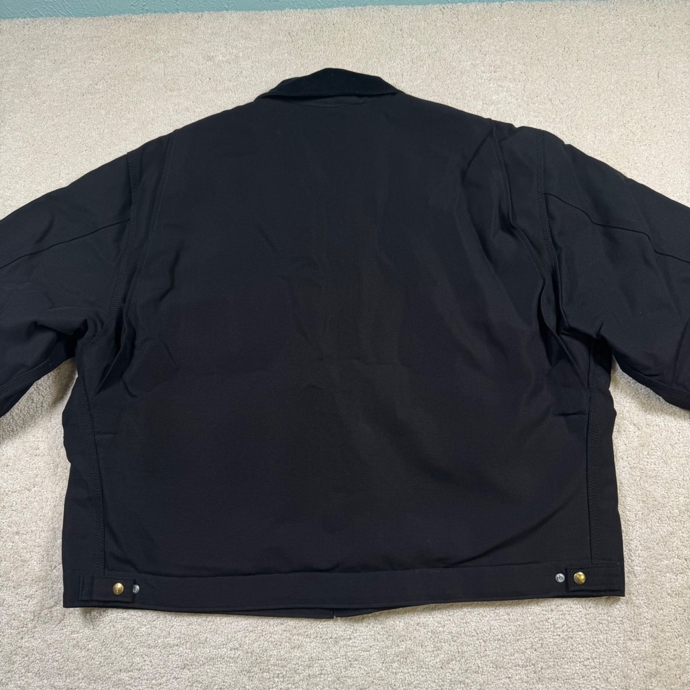 Carhartt J001 Detroit Jacket 3XL Mens Black Duck Canvas Blanket Lined USA Made - Picture 12 of 12